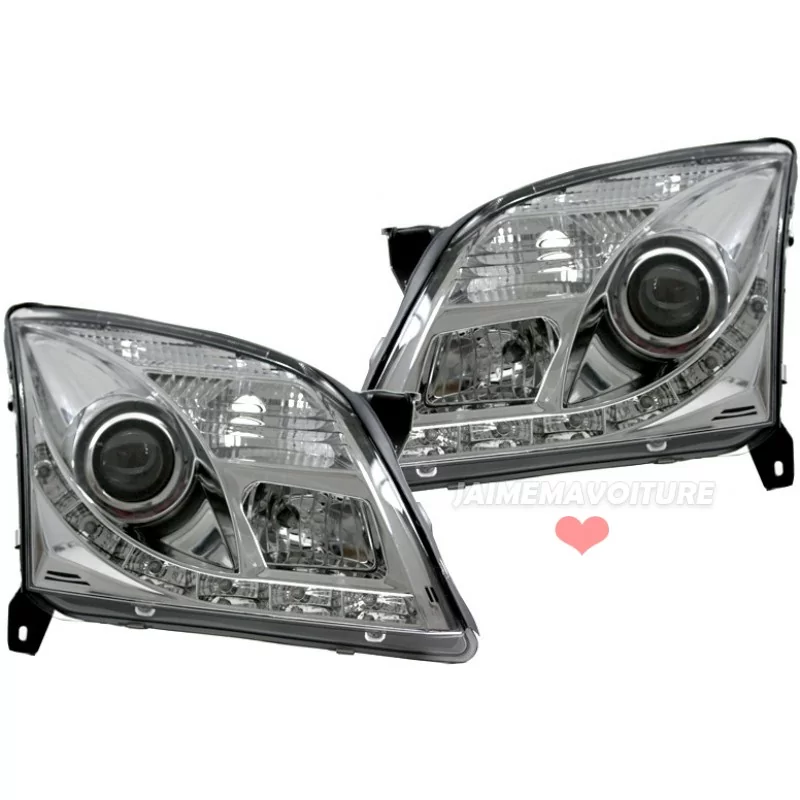 Frontscheinwerfer LED Opel Vectra C Chrom