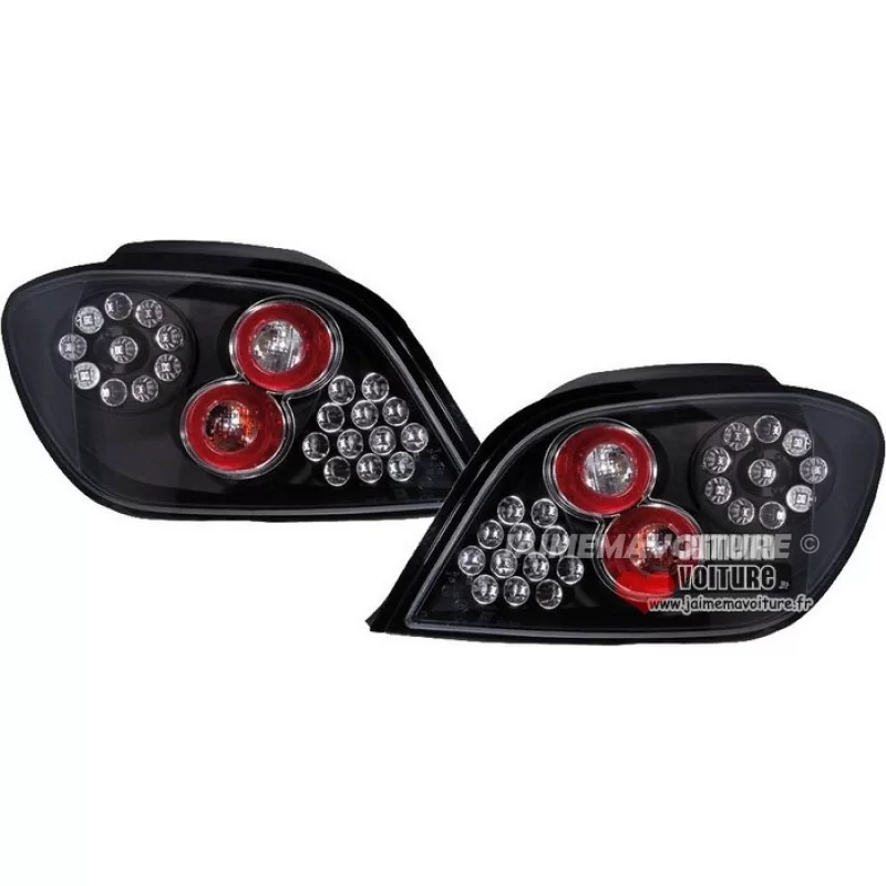 Peugeot 307 Led Rear Lights Black