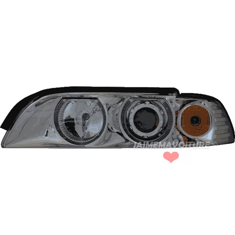 Front headlights angel eyes lights BMW series 5 E39 518 520 525 530 m5 tuning Front headlights angel eyes lights BMW series 5 E39 518 520 525 530 m5 tuning