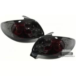 Peugeot 206 Black Chrome rear lights