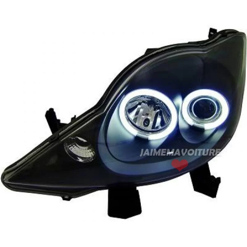 Feuer Fronten Angel Augen CCFL Peugeot 107 tuning