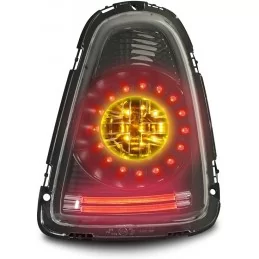 Trasera de luces led Mini Cooper negro