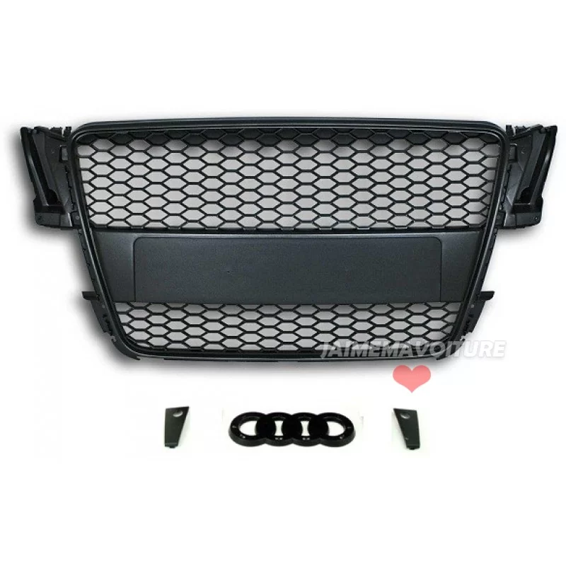 Calandre Audi look RS5 Audi A5 noire 2007 2008 2009 2010 2011