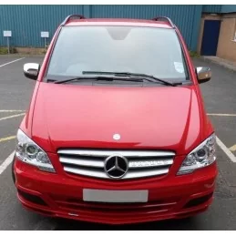 Rearview mirror chrome alu mercedes vito