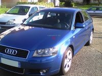 audi a3 bleu