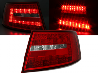 Feux arrières à led pour Audi A6 ROUGE / BLANC