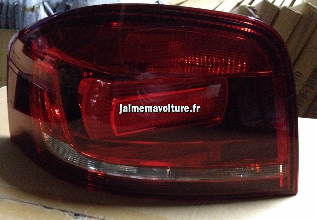 optiques arrières facelift pour audi a3