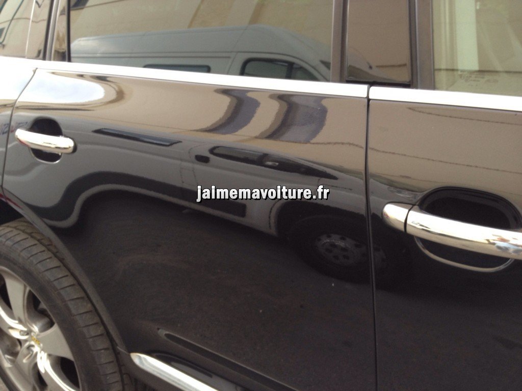 Poignet de porte en chrome alu sur VW Touareg
