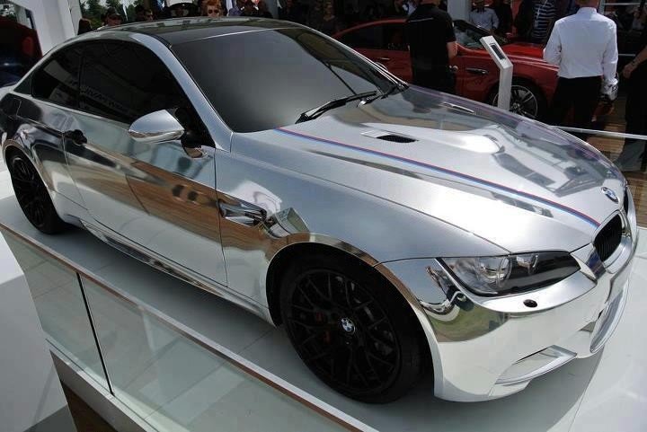 BMW M3 tout en chrome...