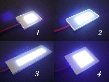 dimensions éclairage à led