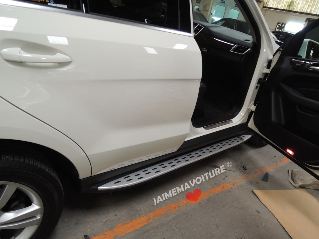 Installation marche pied Mercedes GLE