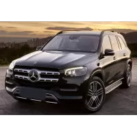 Mercedes GLS tuning parts, GT AMG grille, diamond, foot walking