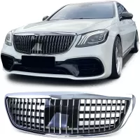 Mercedes S-Class W222 grille, AMG front rear bumper diffuser