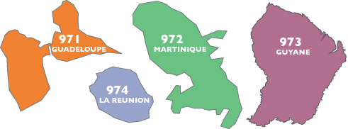 Livraison Martinique Guadeloupe Reunion