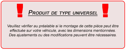 Accessoires de sports motorisés Vivol Embout echappement double ovale 757.4  pour sortie 45-60 mm